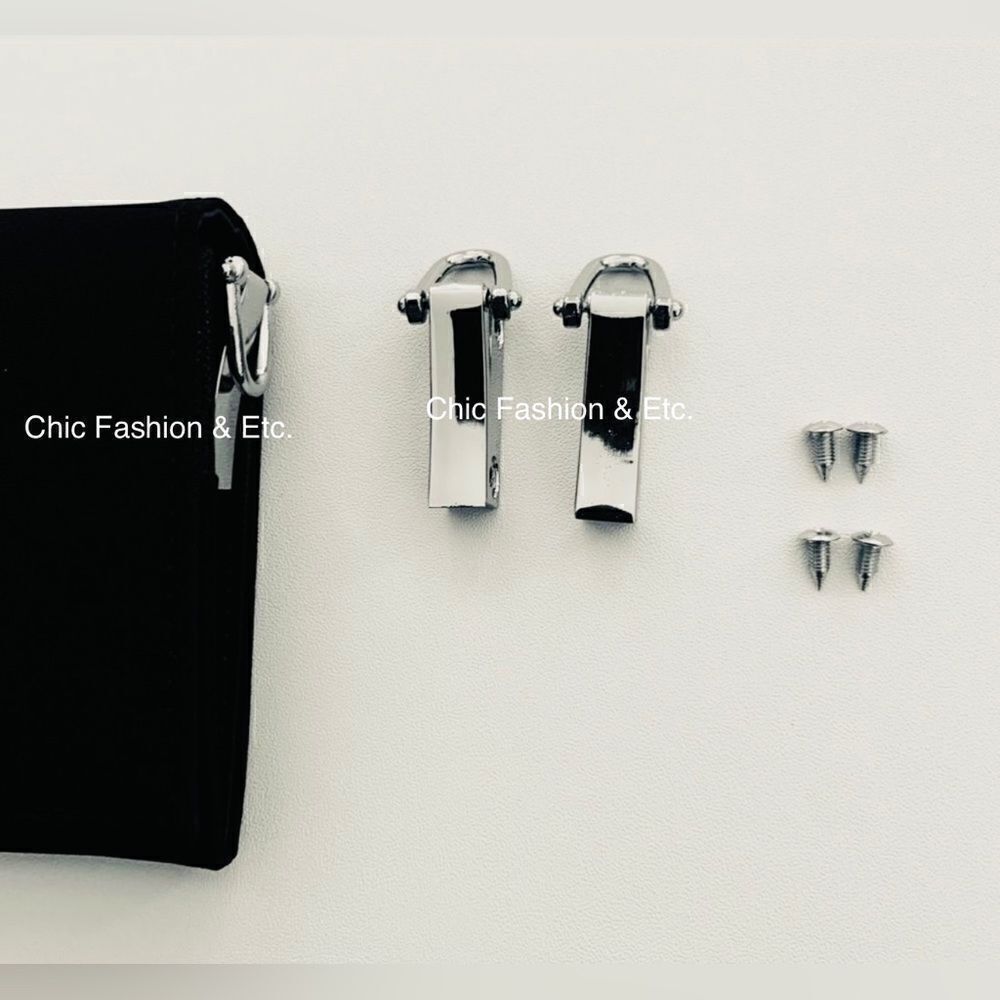 Wallet Chain Strap Connector / Wallet conversion Kit with D-Ring. 

Size…